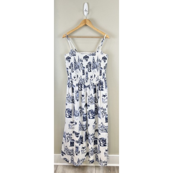 blue cotton dress Miss Circle Women Oletta Blue Corset Strapless Bubble Hem Mini Dress - Blue main image 1